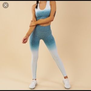 Gymshark Blue Ombré set